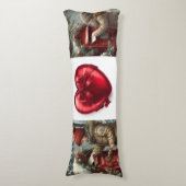 Christmas mailbox cozy winter bedding lichaamskussen (Voorkant Verticaal)