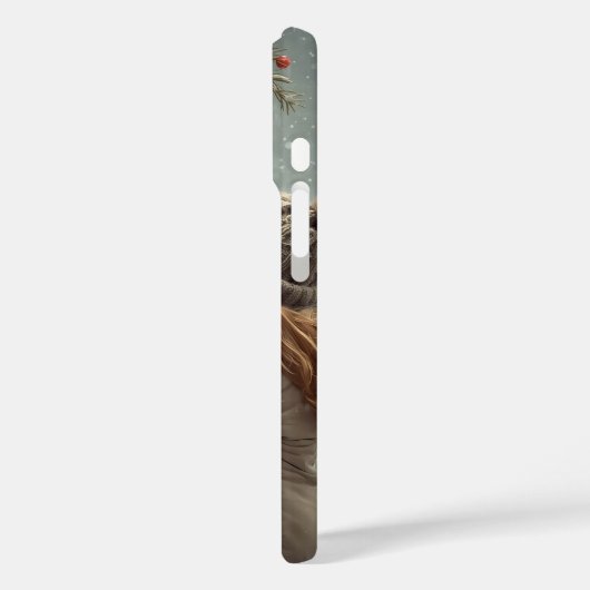 Christmas mailbox festive winter design Case-Mate iPhone case (Achterkant / Links)