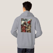 Christmas mailbox hoodie cozy warm festive wear (Achterkant volledig)