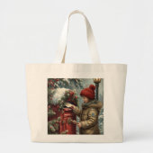 Christmas mailbox tote bag festive holiday shopper (Voorkant)