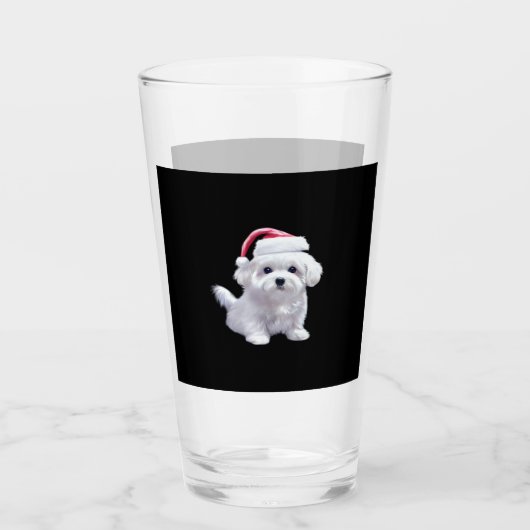Christmas Maltese - Perfect For Animal Lovers Clas Glas (Voorkant)