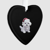 Christmas Maltese - Perfect For Animal Lovers Clas Ornament (voorkant)