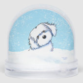 Christmas Maltese  Sneeuwbol (Achterkant)