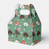 Christmas Maltipoo Honden Bedankdoosjes (Voorkant Zijde)