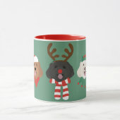 Christmas Maltipoo Honden Mok (Midden)