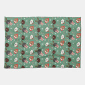 Christmas Maltipoo Honden Theedoek (Horizontaal)