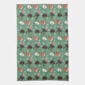 Christmas Maltipoo Honden Theedoek (Verticaal)