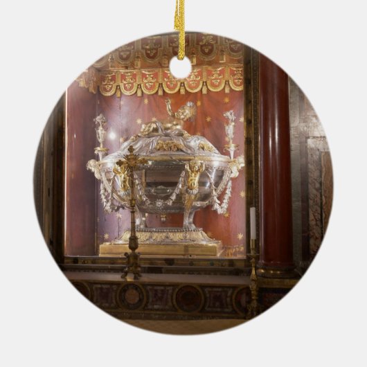 Christmas Manger Relic Ornament (Achterkant)