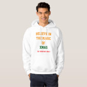 Christmas Mannen Basic Hooded Sweatshirt aanpassen (Voorkant volledig)