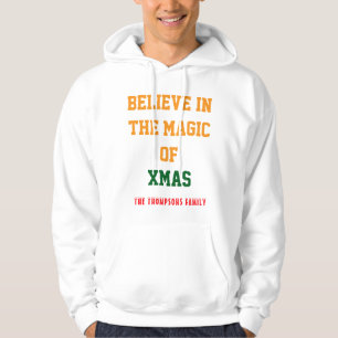 Christmas Mannen Basic Hooded Sweatshirt aanpassen