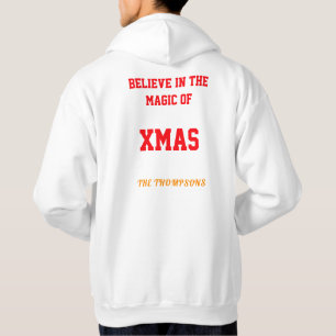 Christmas Mannen Basic Hooded Sweatshirt aanpassen