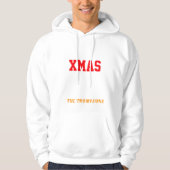 Christmas Mannen Basic Hooded Sweatshirt aanpassen (Voorkant)