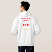 Christmas Mannen Basic Hooded Sweatshirt aanpassen (Achterkant volledig)