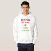 Christmas Mannen Basic Hooded Sweatshirt aanpassen (Voorkant volledig)