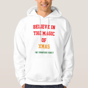 Christmas Mannen Basic Hooded Sweatshirt aanpassen