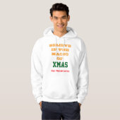 Christmas Mannen Basic Hooded Sweatshirt aanpassen (Voorkant volledig)