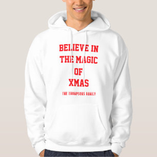 Christmas Mannen Basic Hooded Sweatshirt aanpassen