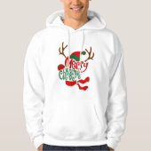 Christmas mannen Hoodies Sweatershirts met lange m (Voorkant)
