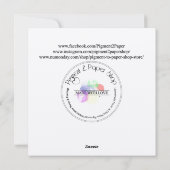 Christmas Mansion Wenskaart Feestdagenkaart (Achterkant)