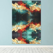 Christmas Marble Glow Premium Wrapped Canvas  (Insitu (Houten vloer))