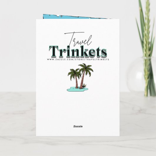 Christmas Market in Strasbourg, France Poem Kaart (Achterkant)