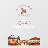 Christmas Market Mirror Welkomstbord Raamklemmen Raamsticker (Vel)