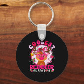 Christmas Matching Family Cutest Reindeer At The L Sleutelhanger (Voorkant)