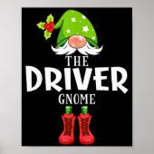 Christmas Matching Family The Driver Gnome  Poster (Voorkant)