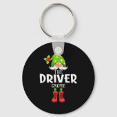 Christmas Matching Family The Driver Gnome Sleutelhanger (Voorkant)