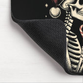 Christmas Matching Gothic Couple Dark Humor Skelet Muismat (Hoek)