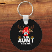 Christmas Matching I'm The Aunt Reindeer Sleutelhanger (Voorkant)