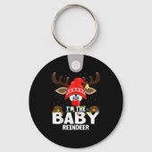 Christmas Matching I'm The Baby Reindeer , Small, Sleutelhanger (Voorkant)