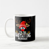 Christmas Matching I'm The Babysitting Reindeer Koffiemok (Links)
