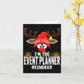 Christmas Matching I'm The Event Planner Reindeer Kaart (Gele Bloem)