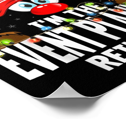 Christmas Matching I'm The Event Planner Reindeer  Poster (Hoek)