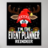 Christmas Matching I'm The Event Planner Reindeer  Poster (Voorkant)