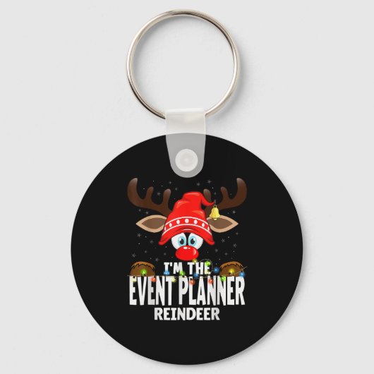 Christmas Matching I'm The Event Planner Reindeer  Sleutelhanger (Voorkant)