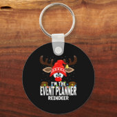 Christmas Matching I'm The Event Planner Reindeer  Sleutelhanger (Voorkant)