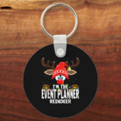 Christmas Matching I'm The Event Planner Reindeer  Sleutelhanger (Voorkant)