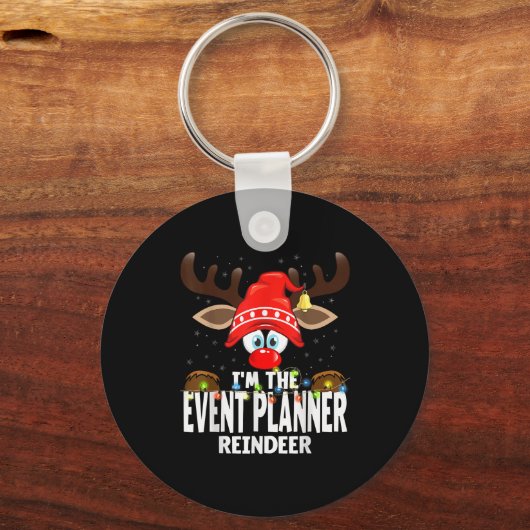 Christmas Matching I'm The Event Planner Reindeer Sleutelhanger (Voorkant)