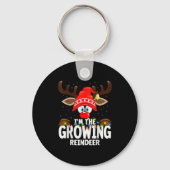 Christmas Matching I'm The Growing Reindeer  Sleutelhanger (Voorkant)