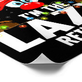 Christmas Matching I'm The Lazy Reindeer  Poster (Hoek)