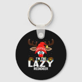 Christmas Matching I'm The Lazy Reindeer Sleutelhanger (Voorkant)