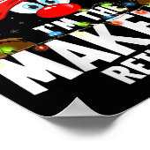 Christmas Matching I'm The Makeup Reindeer  Poster (Hoek)