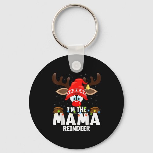 Christmas Matching I'm The Mama Reindeer Sleutelhanger (Voorkant)