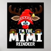 Christmas Matching I'm The Mimi Reindeer  Poster (Voorkant)