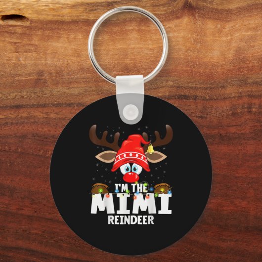 Christmas Matching I'm The Mimi Reindeer Sleutelhanger (Voorkant)