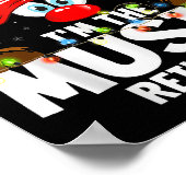 Christmas Matching I'm The Music Reindeer  Poster (Hoek)