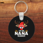 Christmas Matching I'm The Nana Reindeer Sleutelhanger (Voorkant)