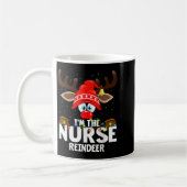 Christmas Matching I'm The Nurse Reindeer  Koffiemok (Links)